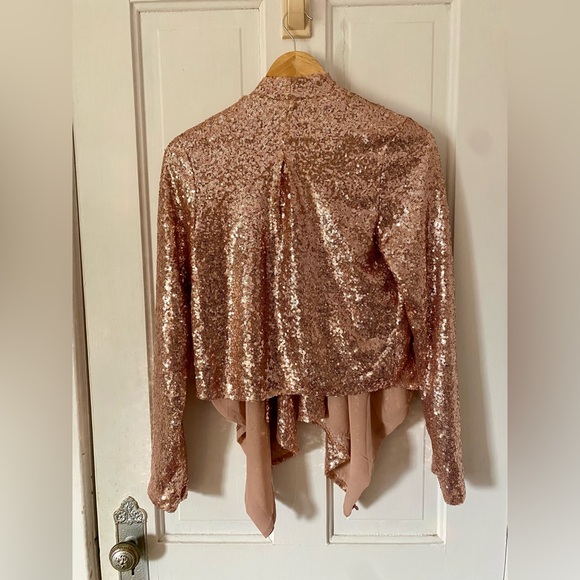Copper sequin sparkly top - Picture 2 of 2